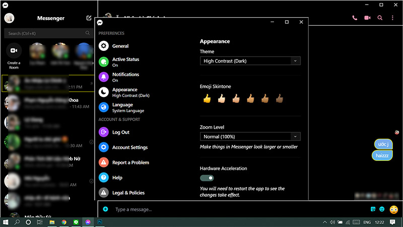 Cách bật chế độ Dark Mode Messenger trên điện thoại, máy tính chi tiết